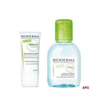 BIODERMA НАБОР СЕБИОМ СЕНСИТИВ 30 мл + СЕБИОМ Н2О 100 мл