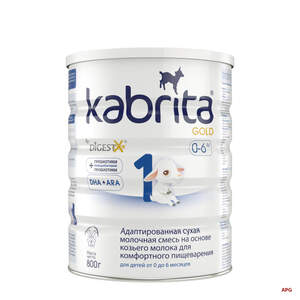 СМЕСЬ МОЛОЧН. KABRITA 1 GOLD на основе коз. молока 0-6 мес. 800 г