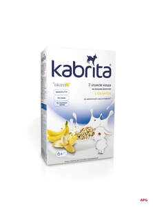 КАША МОЛОЧН. KABRITA 7 злак. на осн. козьего молока с бананом с 6 мес. 180 г