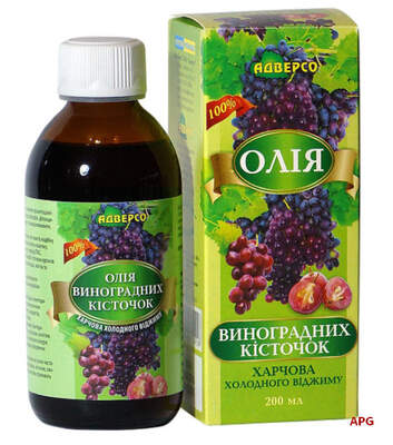 МАСЛО ВИНОГРАДНЫХ КОСТОЧЕК 200 мл