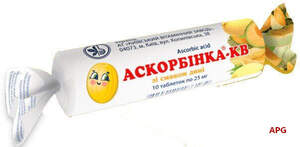 АСКОРБИНКА-КВ /ДЫНЯ/ 0,025 г №10 табл.