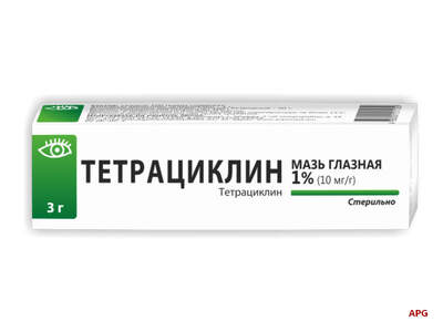 ТЕТРАЦИКЛИН 1% 3 г мазь глазн. туба