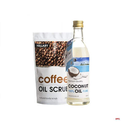 НАБОР HILLARY Body skin Coffee & Coconut