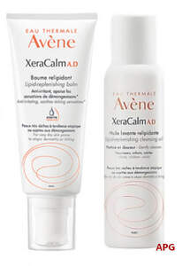 НАБОР AVENE КРЕМ КСЕРАКАЛЬМ AD д/сух. и атоп. кожи 200 мл+ Масло очищ. 100 мл